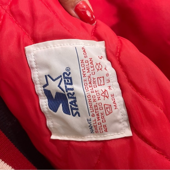 Vintage Starter Chicago Blackhawks NHL Varsity Puffer Jacket Hockey Size XXXXL - Picture 13 of 13